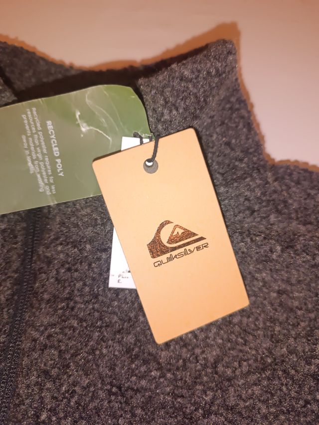 Velo Polar Masculino Quiksilver Tamanho M Castanho