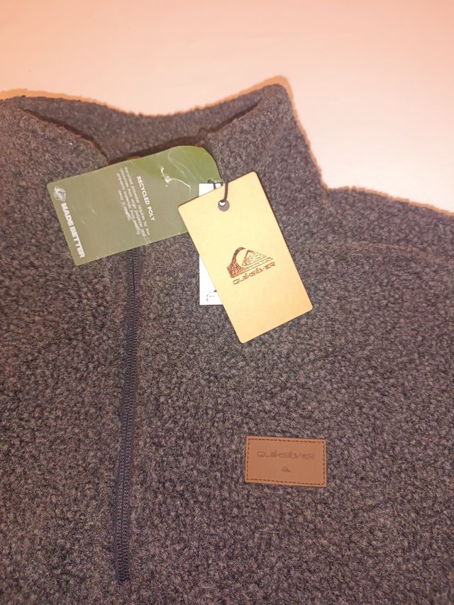 Velo Polar Masculino Quiksilver Tamanho M Castanho