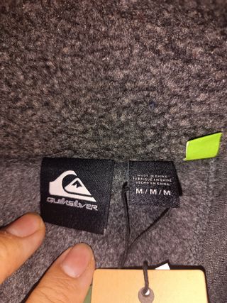 Forro Polar Hombre Quiksilver Talla M Marrón