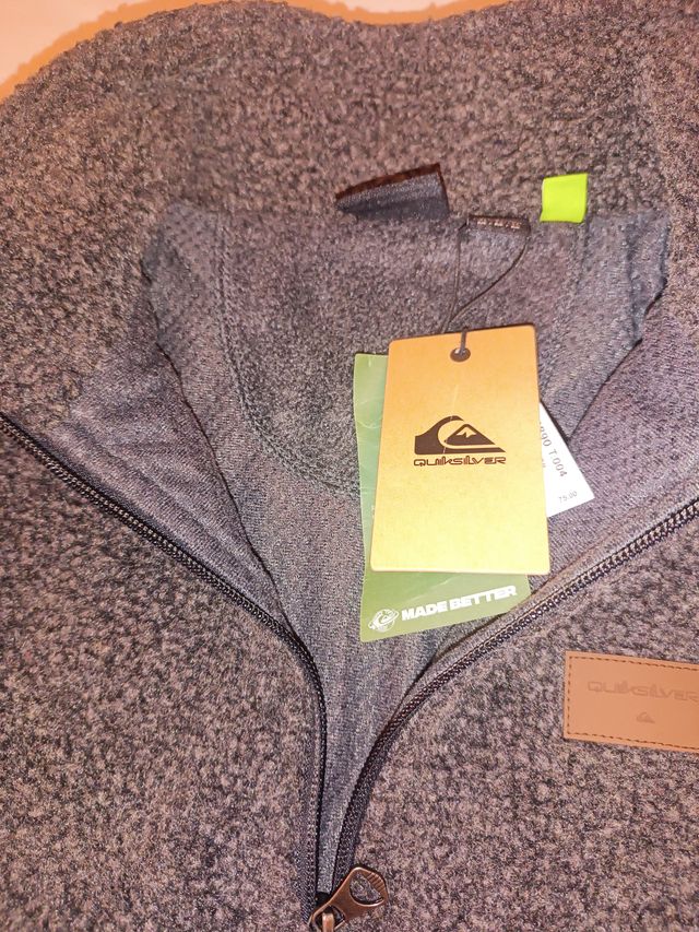 Velo Polar Masculino Quiksilver Tamanho M Castanho