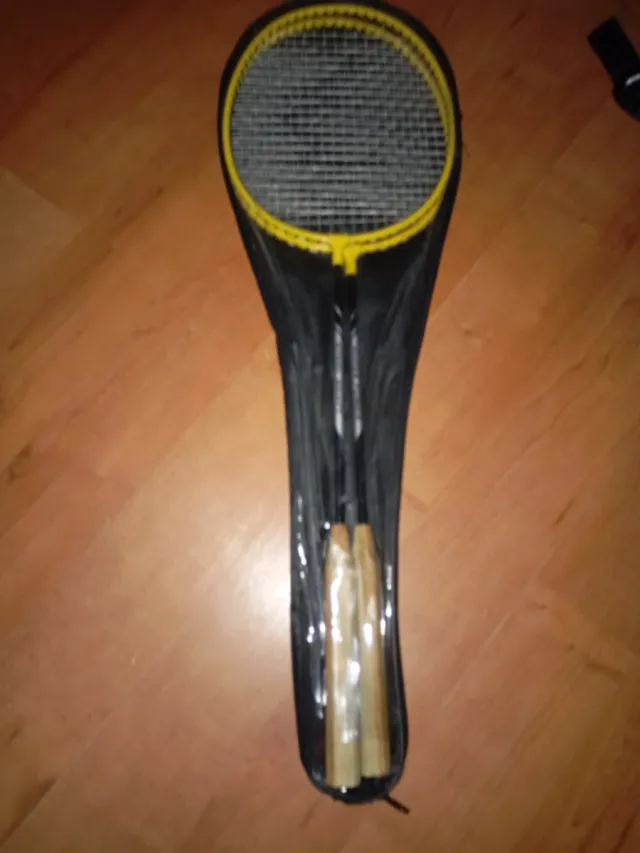 Raquetas de bádminton con funda