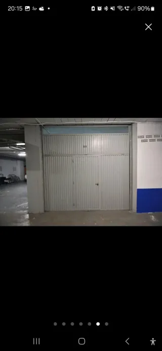 Se alquila plaza de garaje cerrada. Tb cabe moto