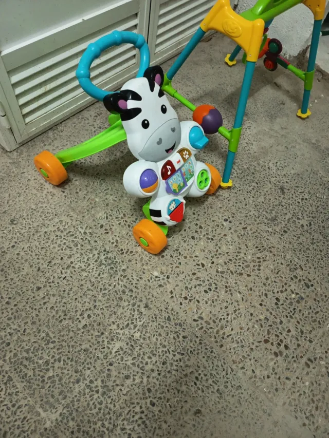 Andador y gimnasio para bebé cebra
