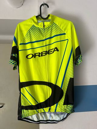 Maillot Ciclismo Orbea Amarillo Neón