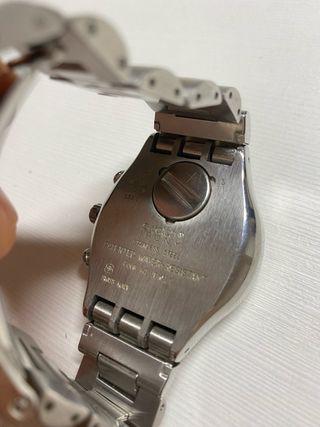 Reloj Swatch Irony Cronógrafo Azul/Plata