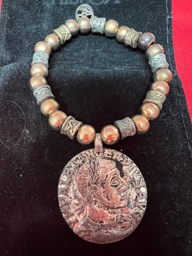 Pulsera Alegria Moneda Oro y Plata