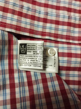 Camisa Fred Perry cuadros rojo y azul