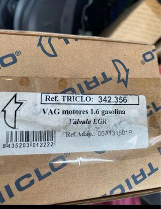 Válvula EGR VAG 1.6 gasolina TRICLO 342.356