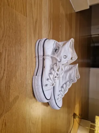 Botas Converse Blancas Plataforma