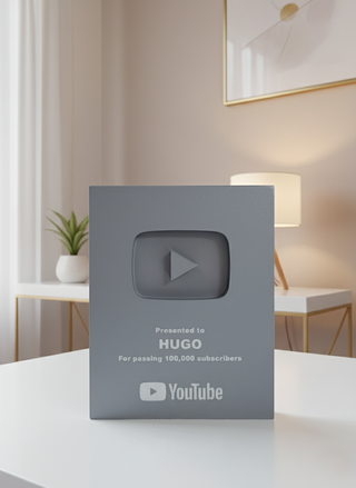 Distintivo da 100.000 abbonati YouTube