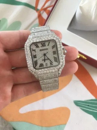Reloj Cartier Diamantes de hombre