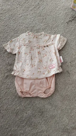 Ropa Muñeca Baby Annabell Floral Rosa