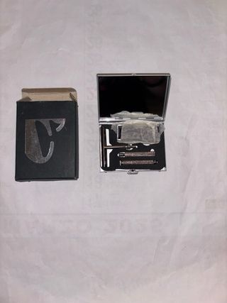 Kit Da Rasatura Da Viaggio In Acciaio Inox NUOVO D