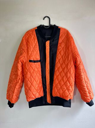 Chaqueta Bomber Nike Negra Naranja