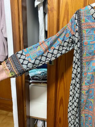 Vestido Largo Estampado Khaadi Talla Única