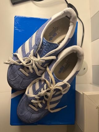 Zapatillas Adidas Gazelle Indoor Azul/Blanco