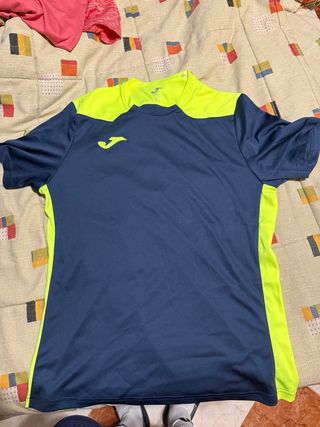 Camiseta Joma azul y amarillo