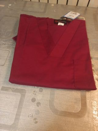 Casaca Sanitaria Happy Chef Roja Talla XXS