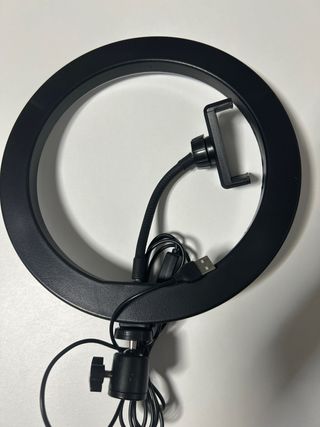 Aro de Luz LED con Soporte para Móvil