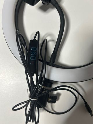 Aro de Luz LED con Soporte para Móvil