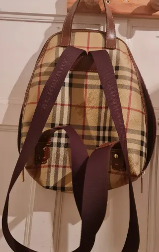 Mochila Burberry Beige