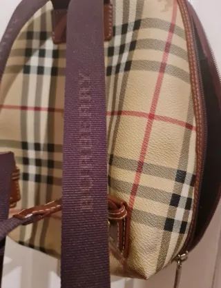 Mochila Burberry Beige