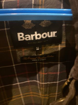 Abrigo Barbour Talla M Marrón Original