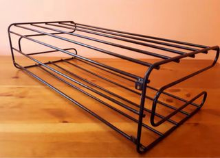 Scarpiera in metallo nero Frän IKEA