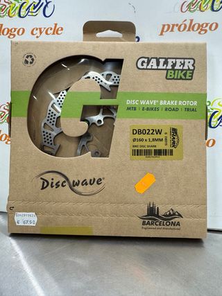 Disco Freno Galfer Shark 160mm DB022W 6 tornillos 