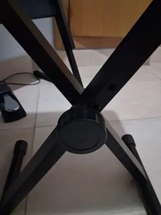 Silla Piano Negra Plegable