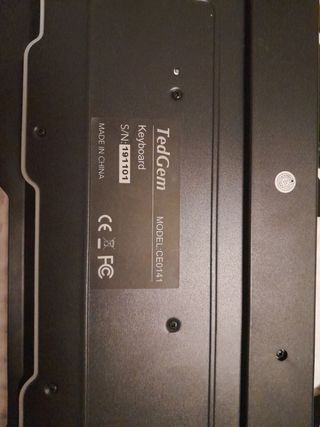 Teclado TedGem Negro