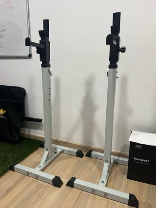 Rack de gimnasio soporte barra portátil