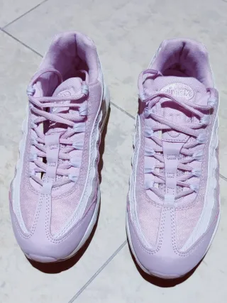 Zapatillas Nike Air Max Rosa y Blanco