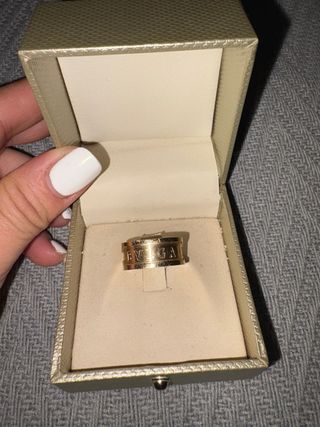 Anillo Bvlgari Oro 14k. 4.1 gr