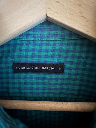 Camisa Purificación García cuadros talla 3