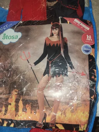 Disfraz Diabla Atosa Talla ML
