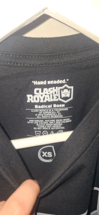 Camiseta Supercell Clash Royale Negra