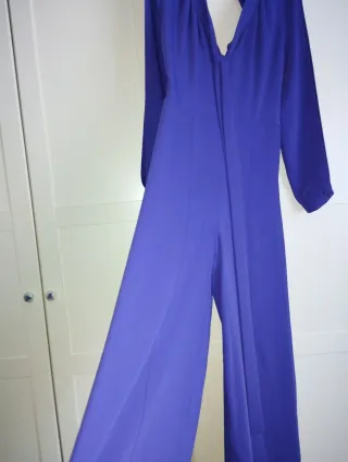 Mono largo morado de fiesta