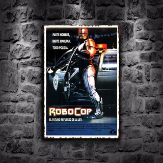 PLACA METALICA CINE PELICULAS DECORATIVO CARTEL
