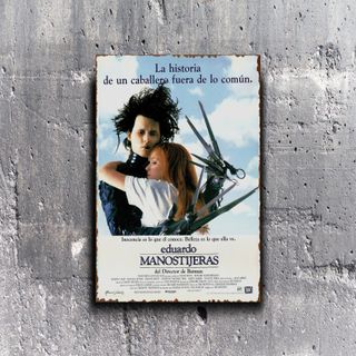 PLACA METALICA CINE PELICULAS DECORATIVO CARTEL