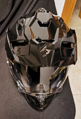 Casco Scorpion ADX-9000 Carbon Air Negro Talla M