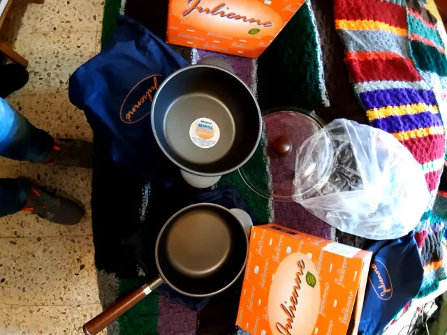 Set pentola e padella Julienne