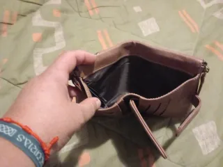 Monedero de señora con estampado de serpiente