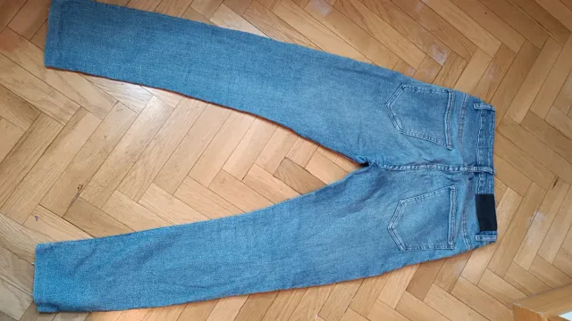 Pantalón Vaquero Zara Hombre Azul