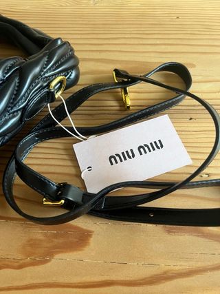 Borsa Miu Miu Matelassé nera