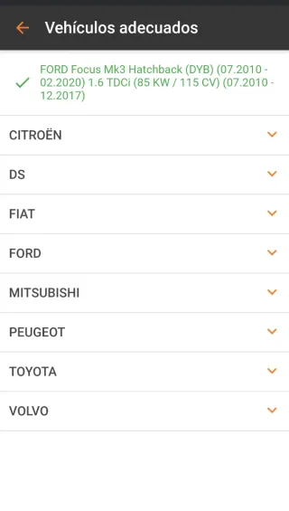 Válvula EGR Valeo 703201 Ford/Citroen/Peugeot