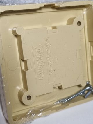 Roseta Telefónica Telefónica Beige Sin Estrenar