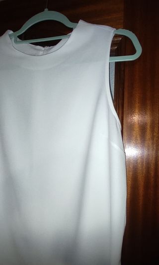 Blusa Stradivarius Blanca Talla M
