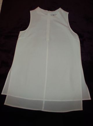 Blusa Stradivarius Blanca Talla M