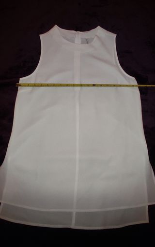 Blusa Stradivarius Blanca Talla M
